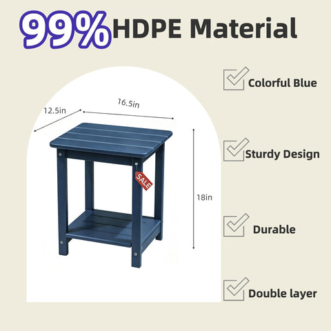 HZLBZYON Square design with wood grain texture adds rustic charm with low maintenance.