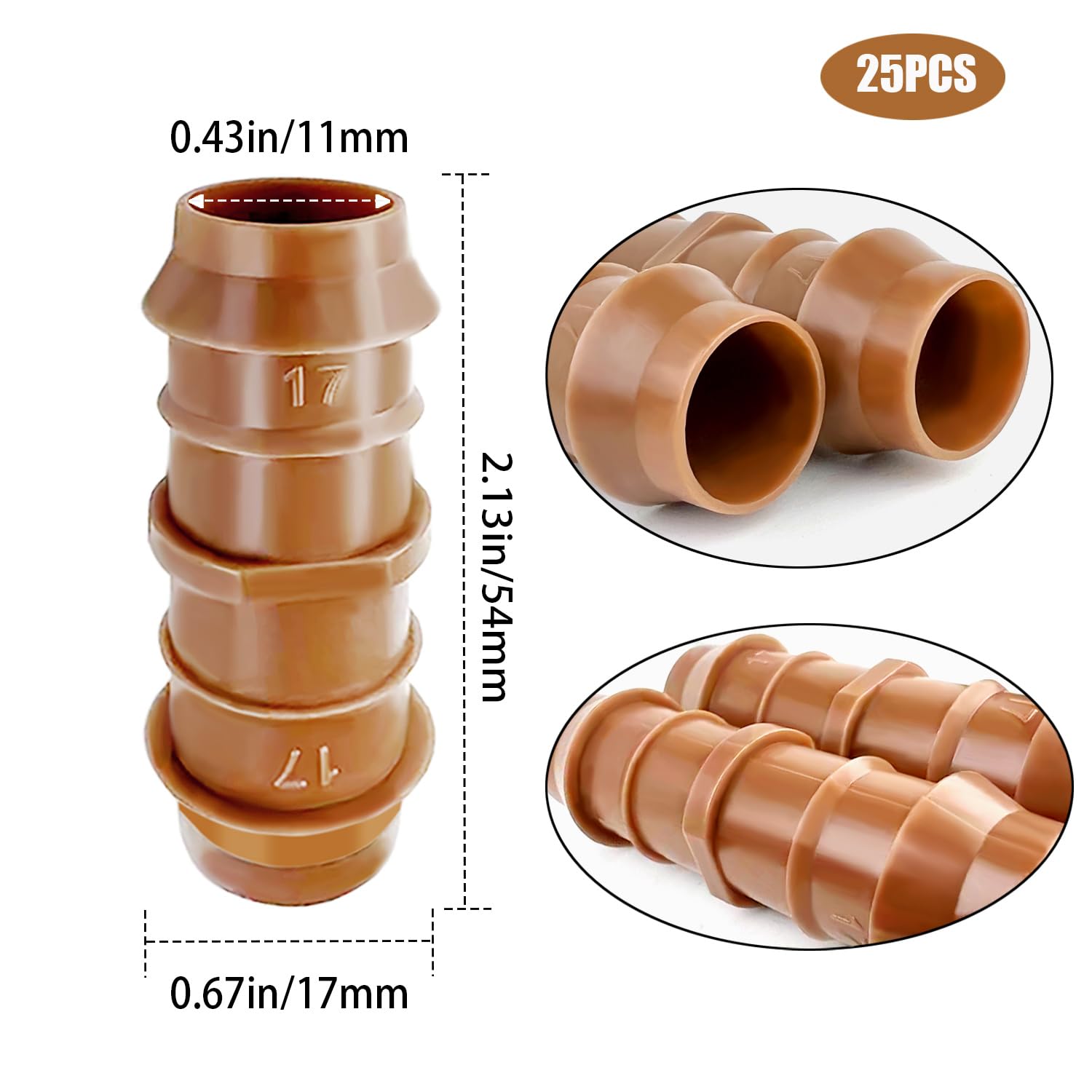 HZMM UV-resistant plastic fittings withstand sun and heat for longevity