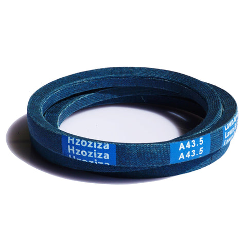 Hzoziza A435 belt side view showing rugged Kevlar construction for riding mowers