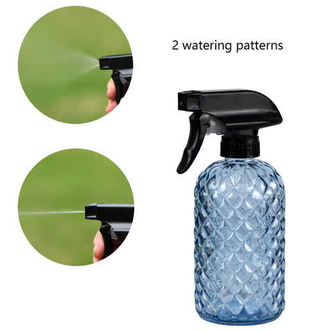 Hzxcuim gem-pattern glass sprayer adds style to indoor plant care