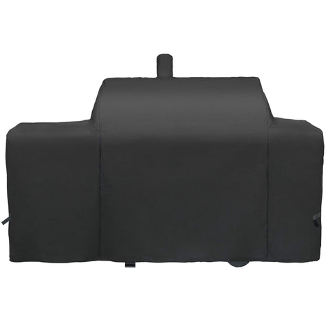 i COVER grill cover for Oklahoma Joe's Longhorn shields against rain and sun damage.