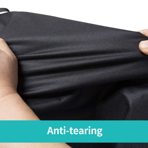 i COVER heavy-duty 600D Oxford fabric protects your grill from tears and weather.