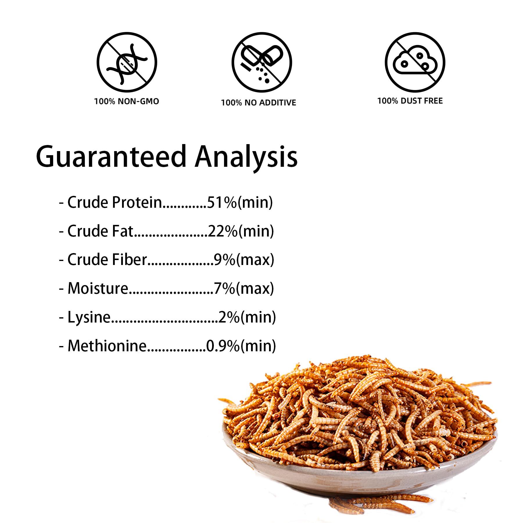 I LOVE WORMS mealworms ideal for bluebirds and insect-based diets