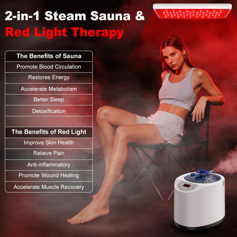 I-THERA-U XL portable steam sauna tent ready for at-home full-body sessions.