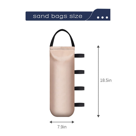 IALNAI oxford cloth construction sandbags show durable material and stitching