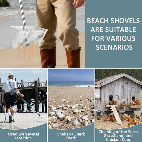 IAOVAW Stainless steel build resists rust in saltwater and sand