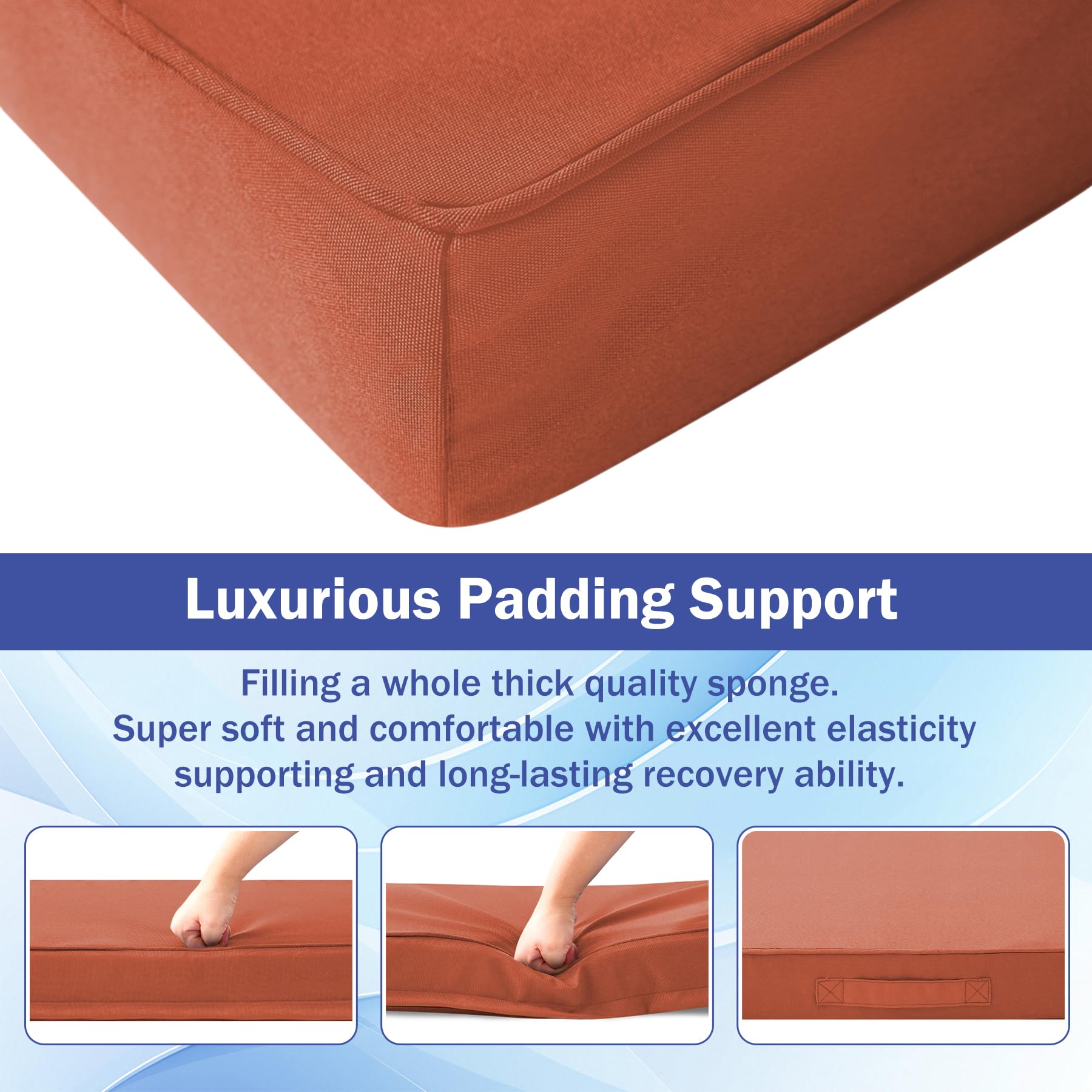 IASEAHK hidden zippers and square-corner stitching keep a sleek, durable look.