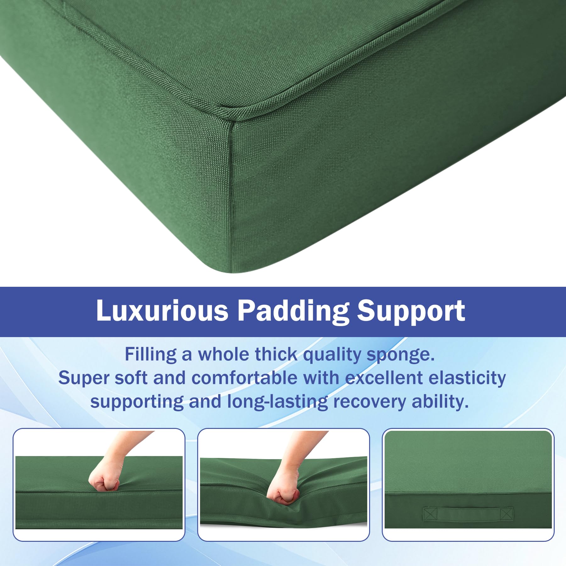 IASEAHK 30D foam close-up highlighting durable support for all-day comfort