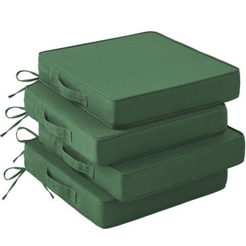 IASEAHK forest green cushions front view highlight plush 30D foam support
