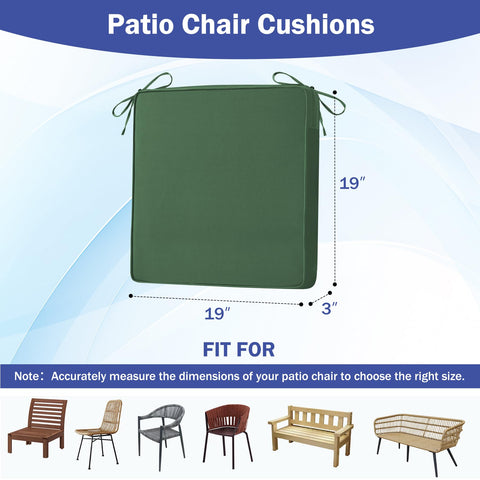 IASEAHK cushions side view showing pack-of-4 setup for versatile outdoor seating