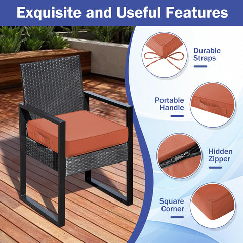 IASEAHK removable machine-washable covers simplify cleaning after outdoor use.
