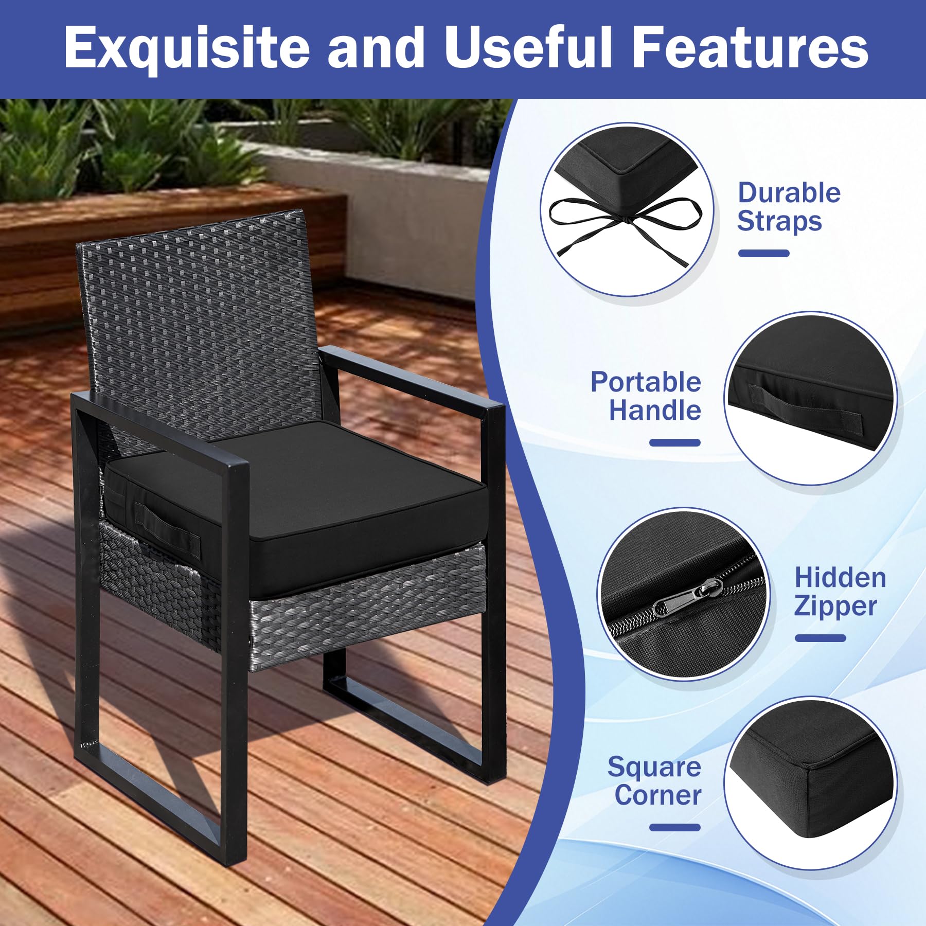 IASEAHK removable machine-washable covers for easy cleaning