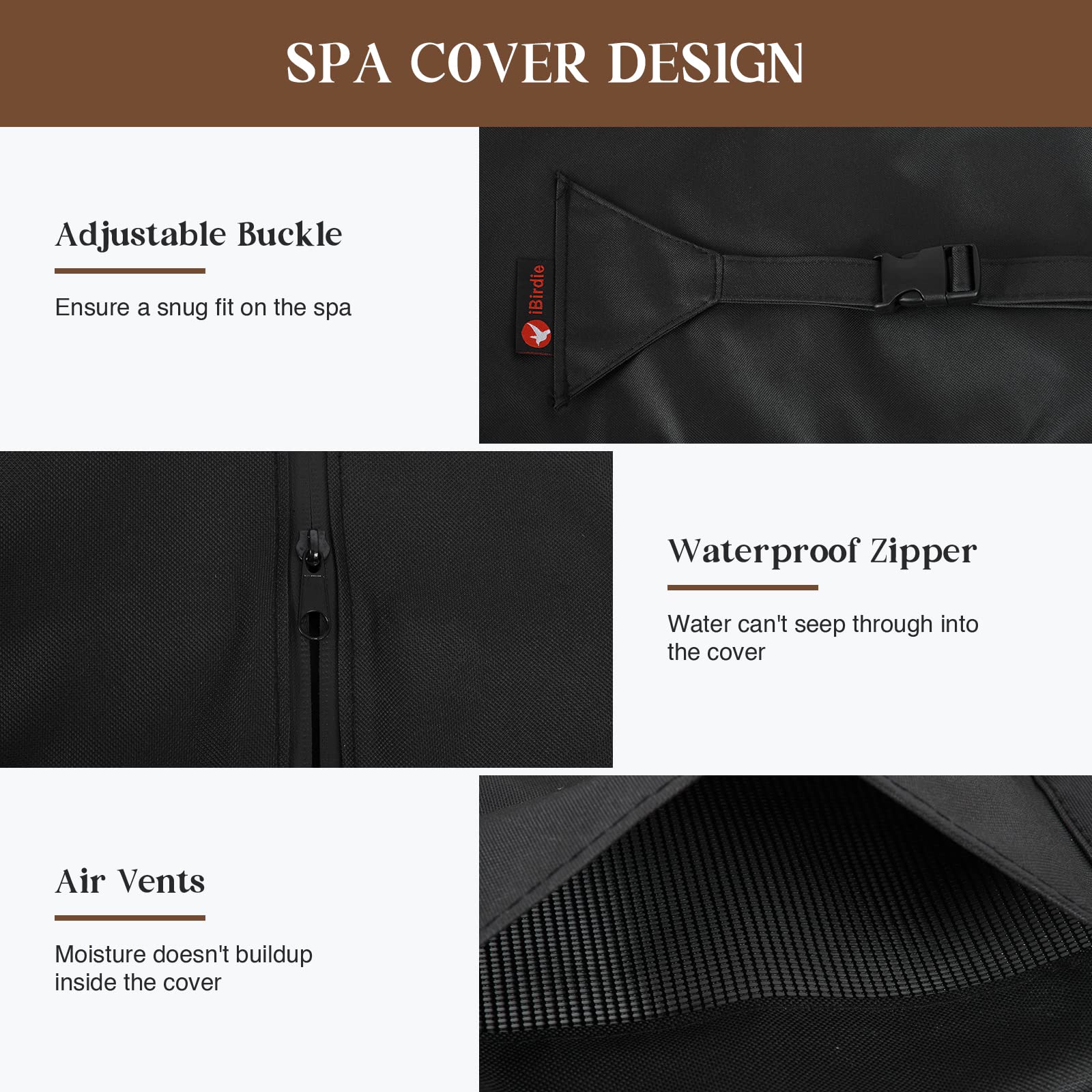 iBirdie fit-check design helps confirm proper coverage