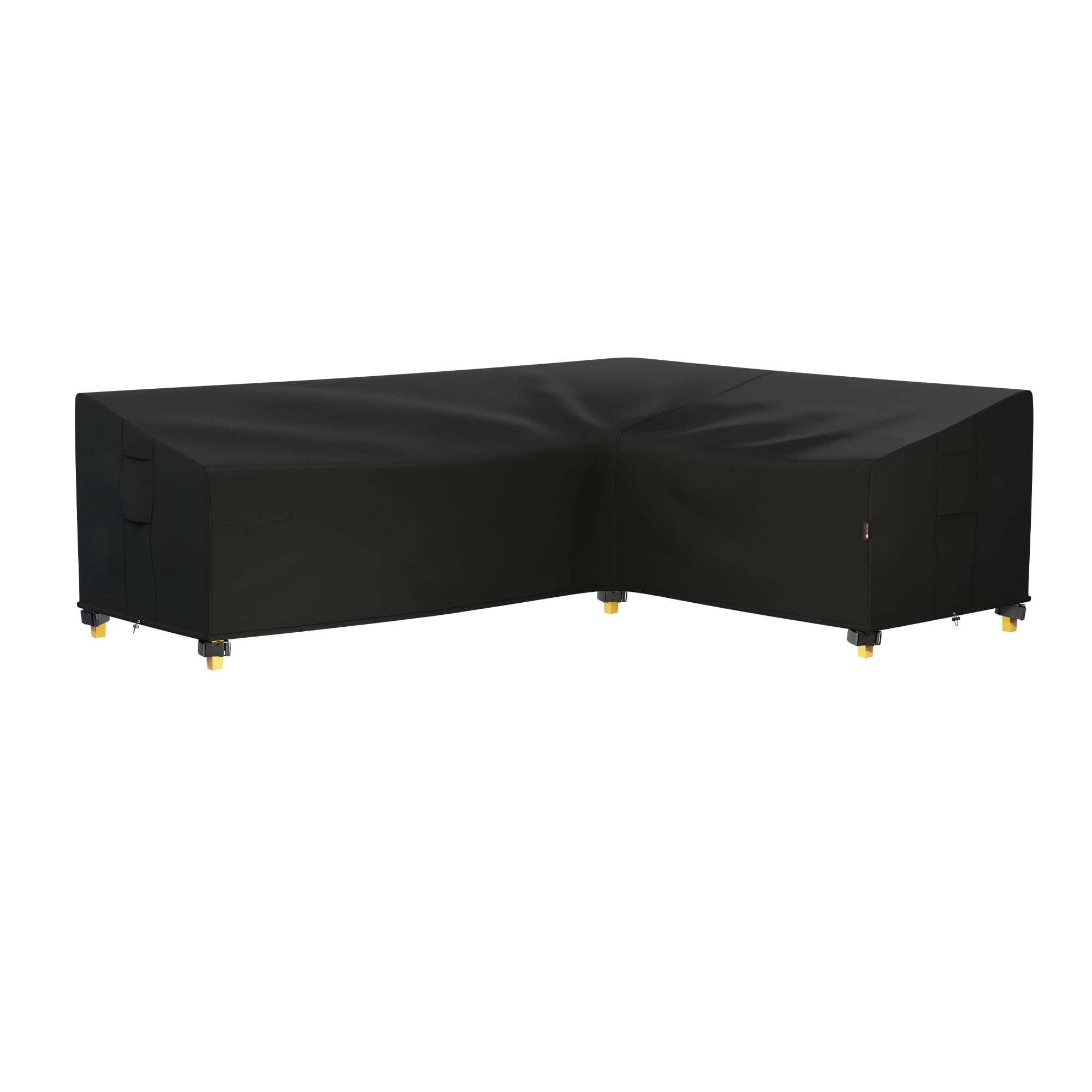 iBirdie L-shaped sofa cover includes 12-month warranty and dedicated service