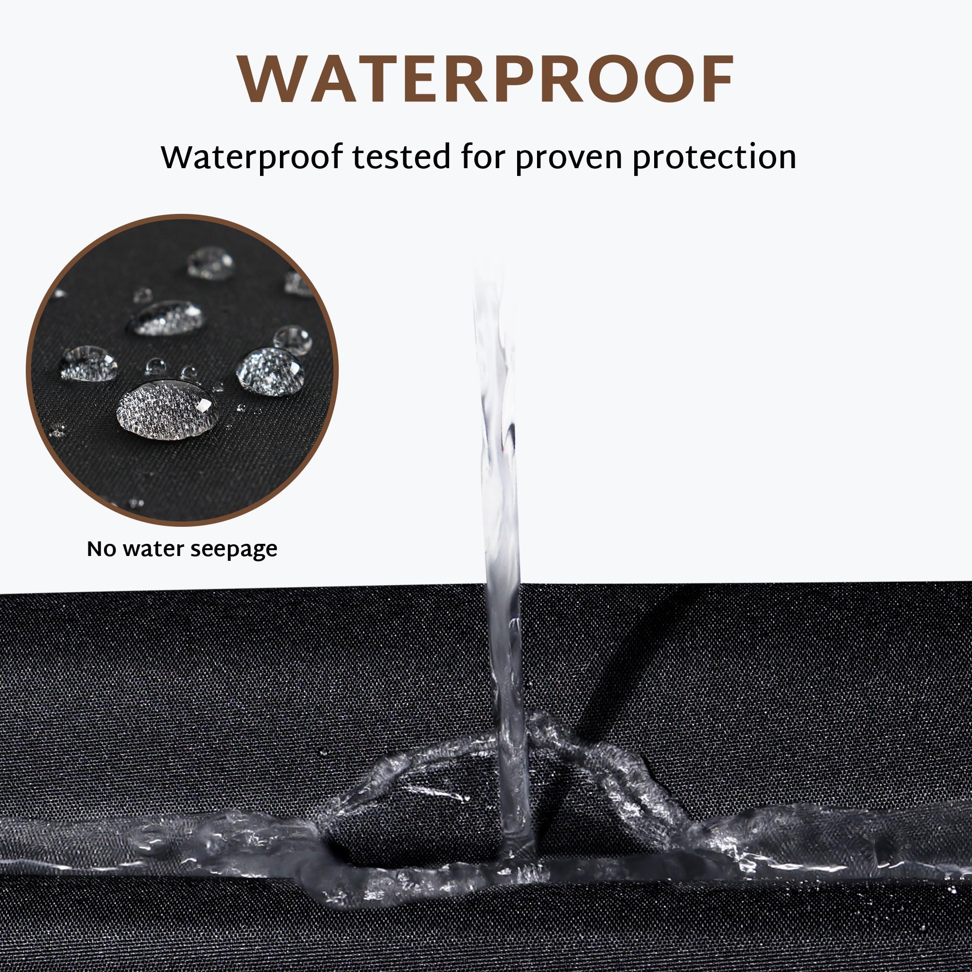 iBirdie side vents reduce condensation under the cover