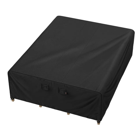 ibirdie outdoor patio cover overview 144x110 protects your table from sun and rain.