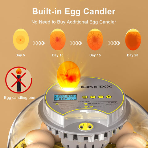 IBKINXX automatic turner demonstrates efficient turning for better hatch chances.