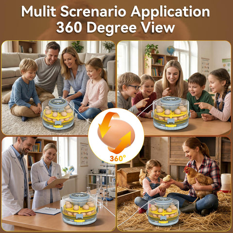 IBKINXX preset hatching modes simplify setup for chicken, duck, goose, quail, and pigeon