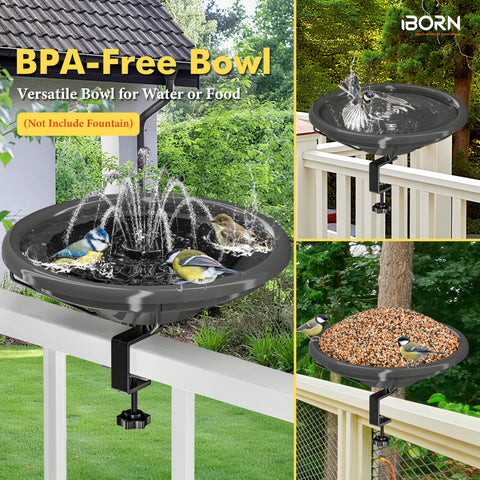 iBorn chew-proof metal bracket resists damage from birds