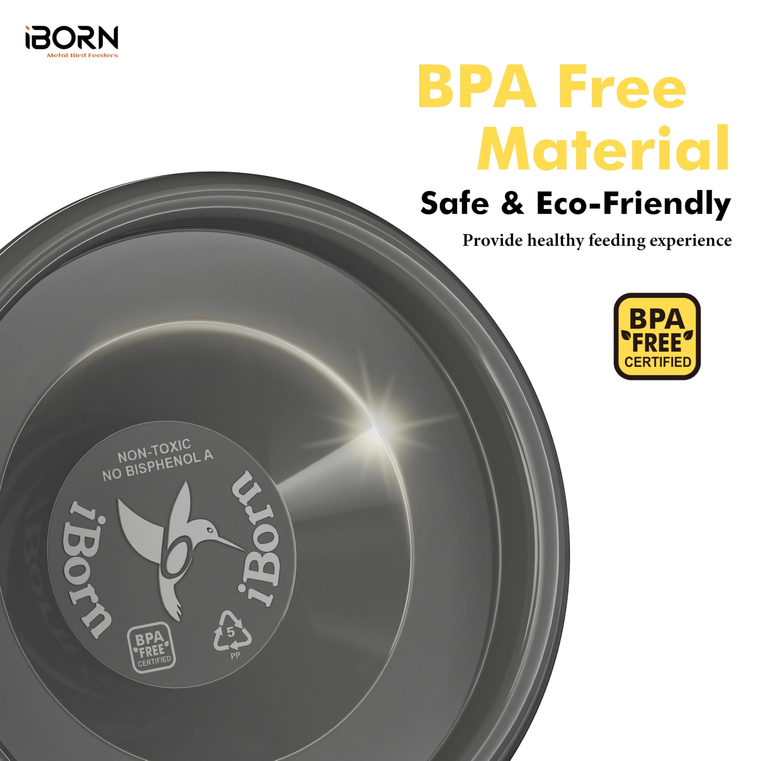 iBorn detachable design for quick cleaning and refilling