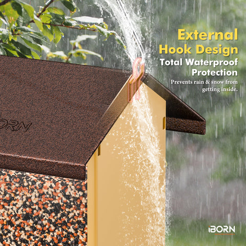 IBorn chew-proof PC windows protect seeds while offering a clear view