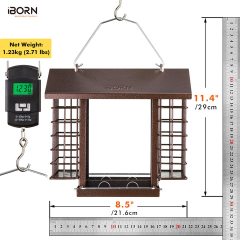 iBorn coffee-roof-grid variant adds a stylish yard accent