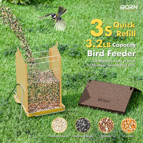 IBorn coffee roof adds style while shielding seeds from rain