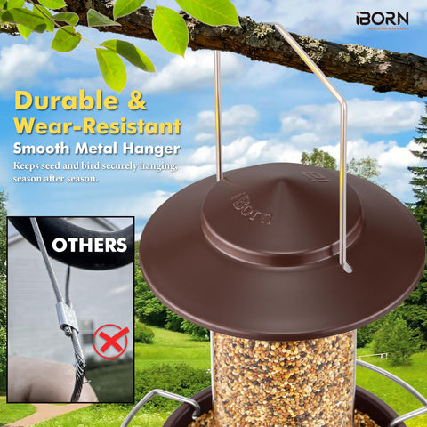 iBorn metal roof and tray safeguard seeds from weather