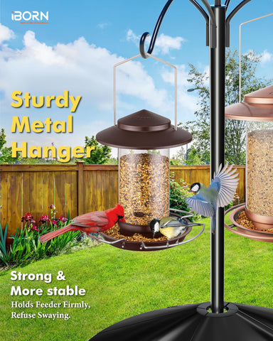 iBorn chew-proof PC tube protects seed from squirrels