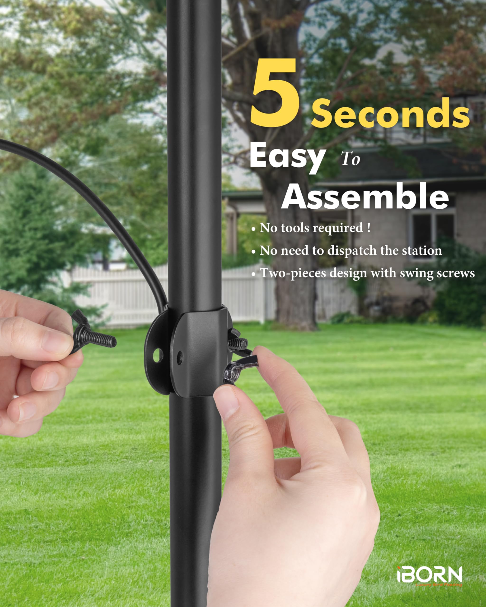 iBorn versatile station hanger supports multiple feeders