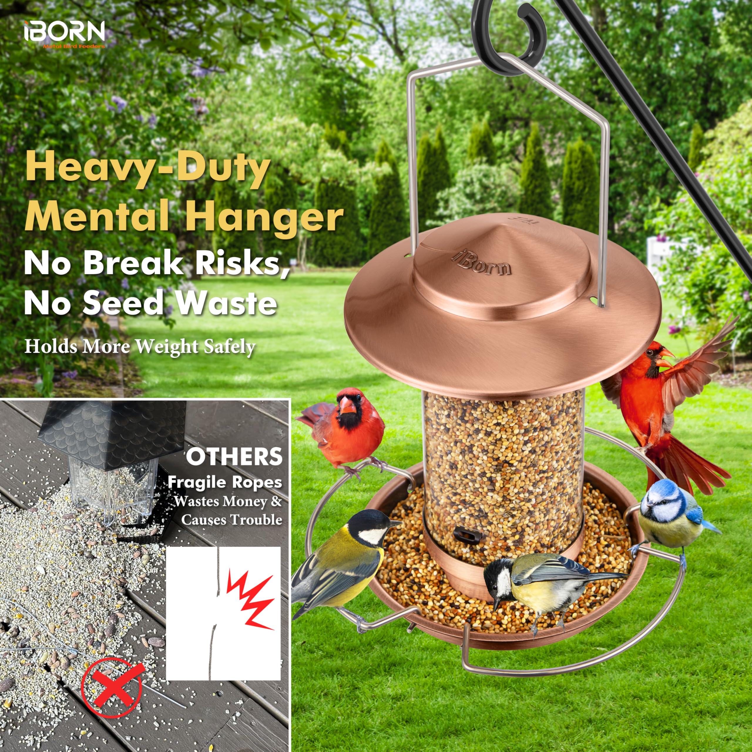 iBorn T-bar detachable design enables easy, thorough cleaning