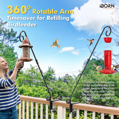 iBorn clamp fits 1.5–2.5 inch rails securely with gasket.