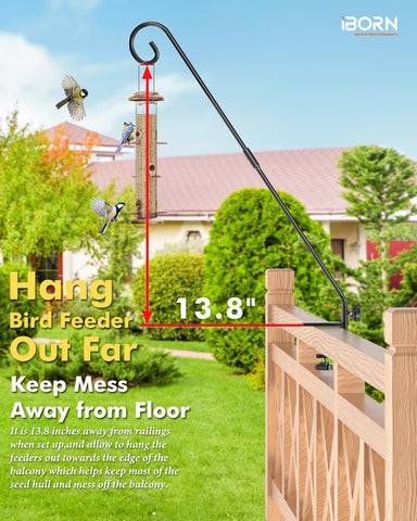 iBorn solid wire construction supports large feeders without bending.
