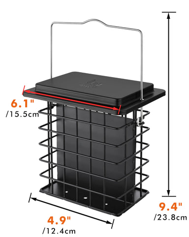 iBorn easy to clean and refill design for outdoor use.
