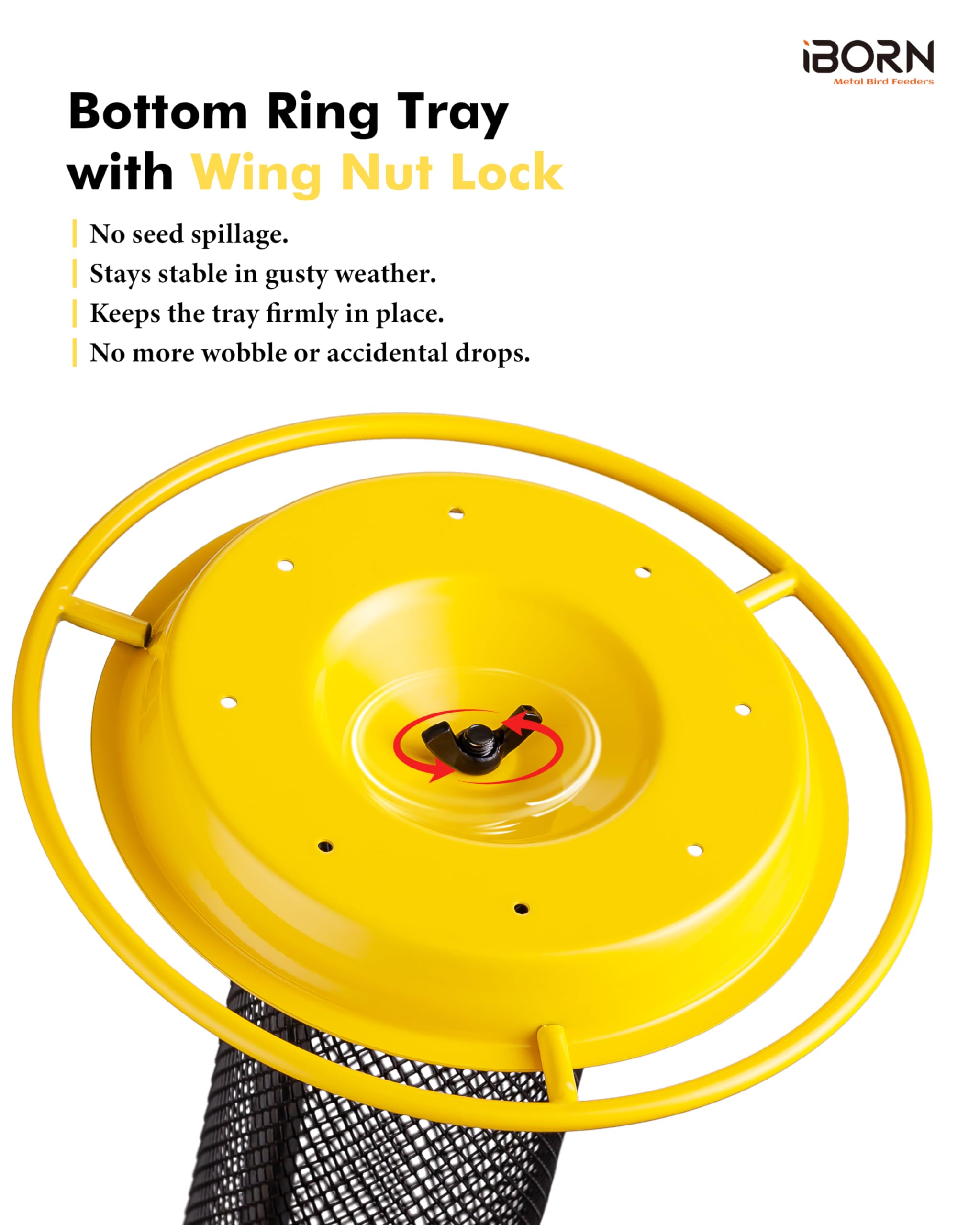 iBorn feeder 3-step clean disassembly makes maintenance easy