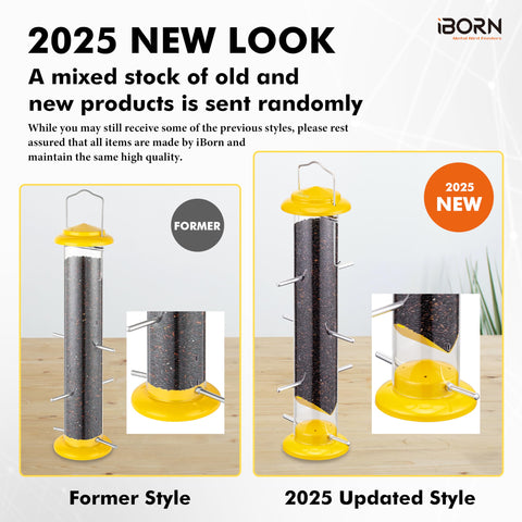 iBorn Flip-top lid for easy refills and cleaning