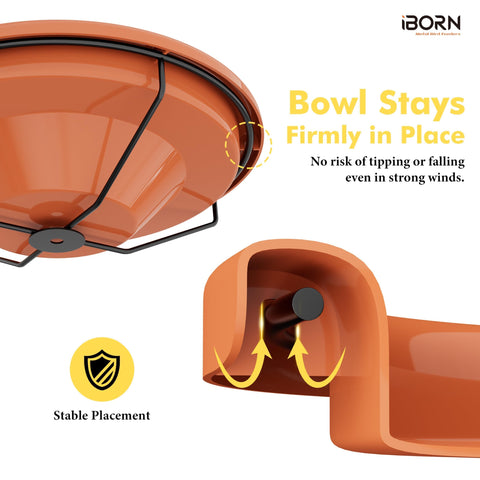 iBorn heavy-duty metal construction highlighted for durability in windy climates.
