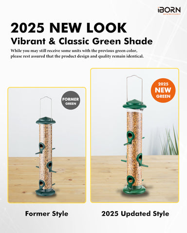 iBorn heavy-duty seed feeder base resists weather
