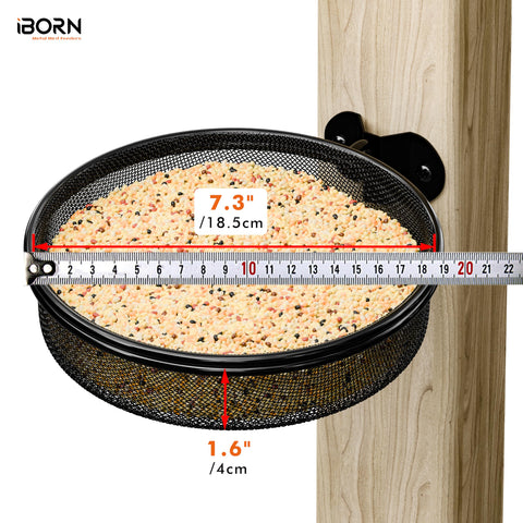 iborn quick-drain design helps keep feeding area dry and tidy