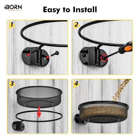 iborn smooth-edge design protects birds and hands during use
