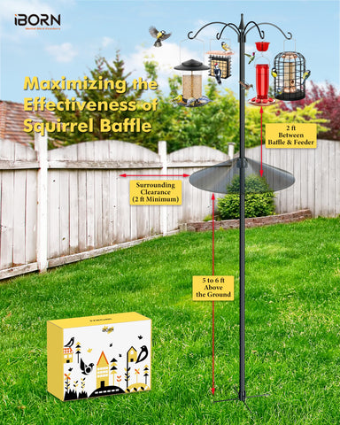 iBorn Squirrel Baffle Bracket Pack 2 offers ready-to-use accessory set