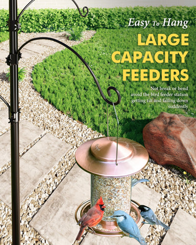 iBorn long hanger helps deter pests from reaching feeders