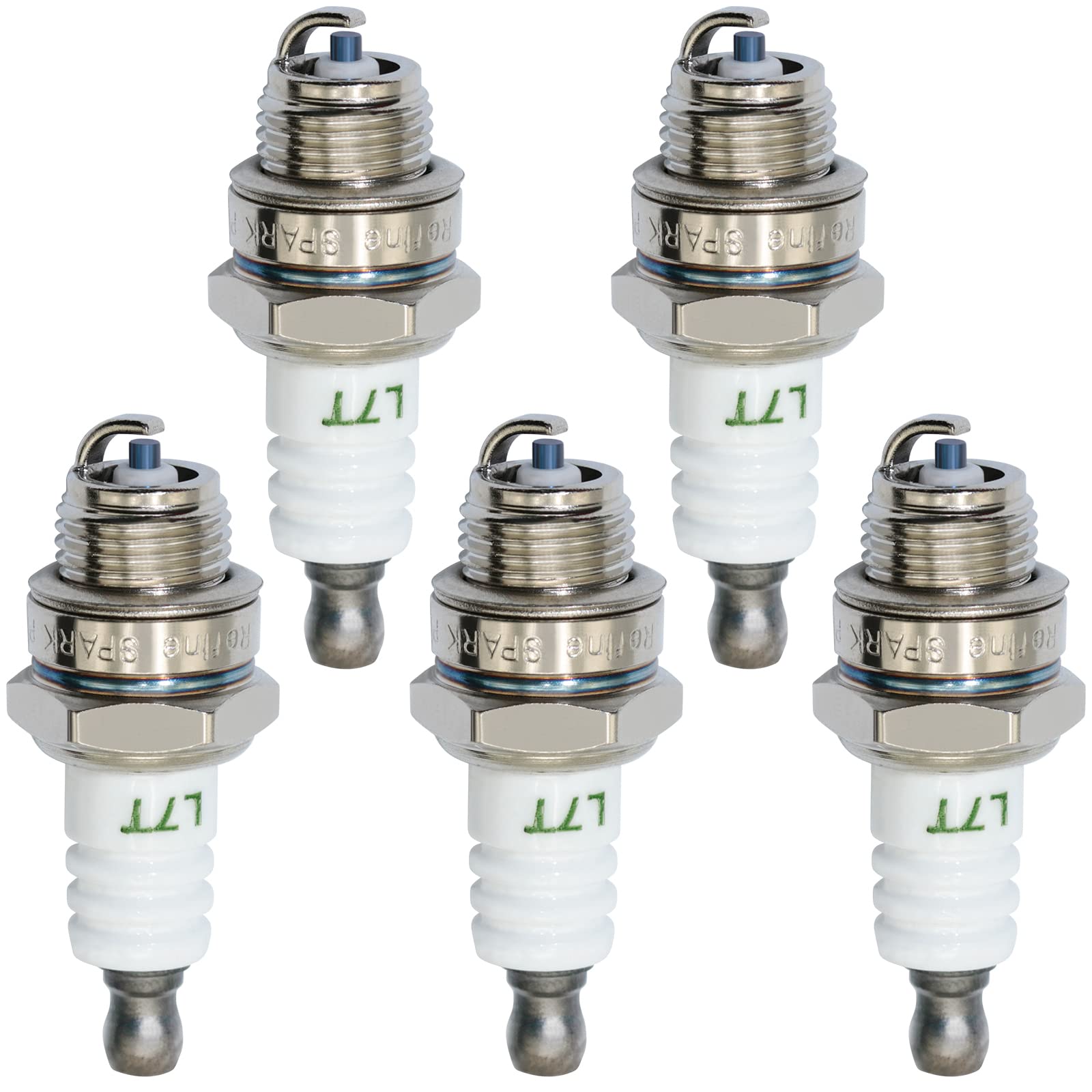 iBroPrat 5pcs spark plugs package for easy maintenance and quick replacement.