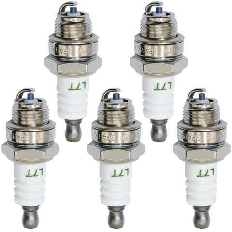 iBroPrat 5pcs spark plugs package for easy maintenance and quick replacement.