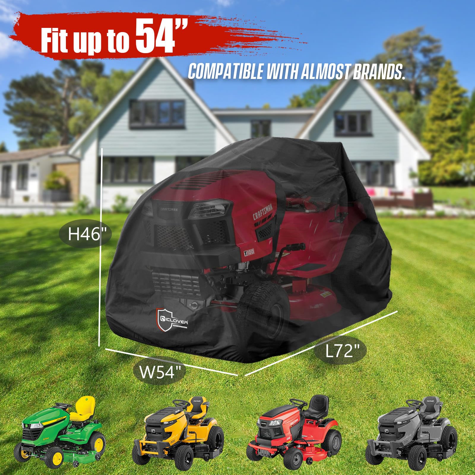 IC ICLOVER 600D Oxford fabric close-up highlighting durable weather protection.
