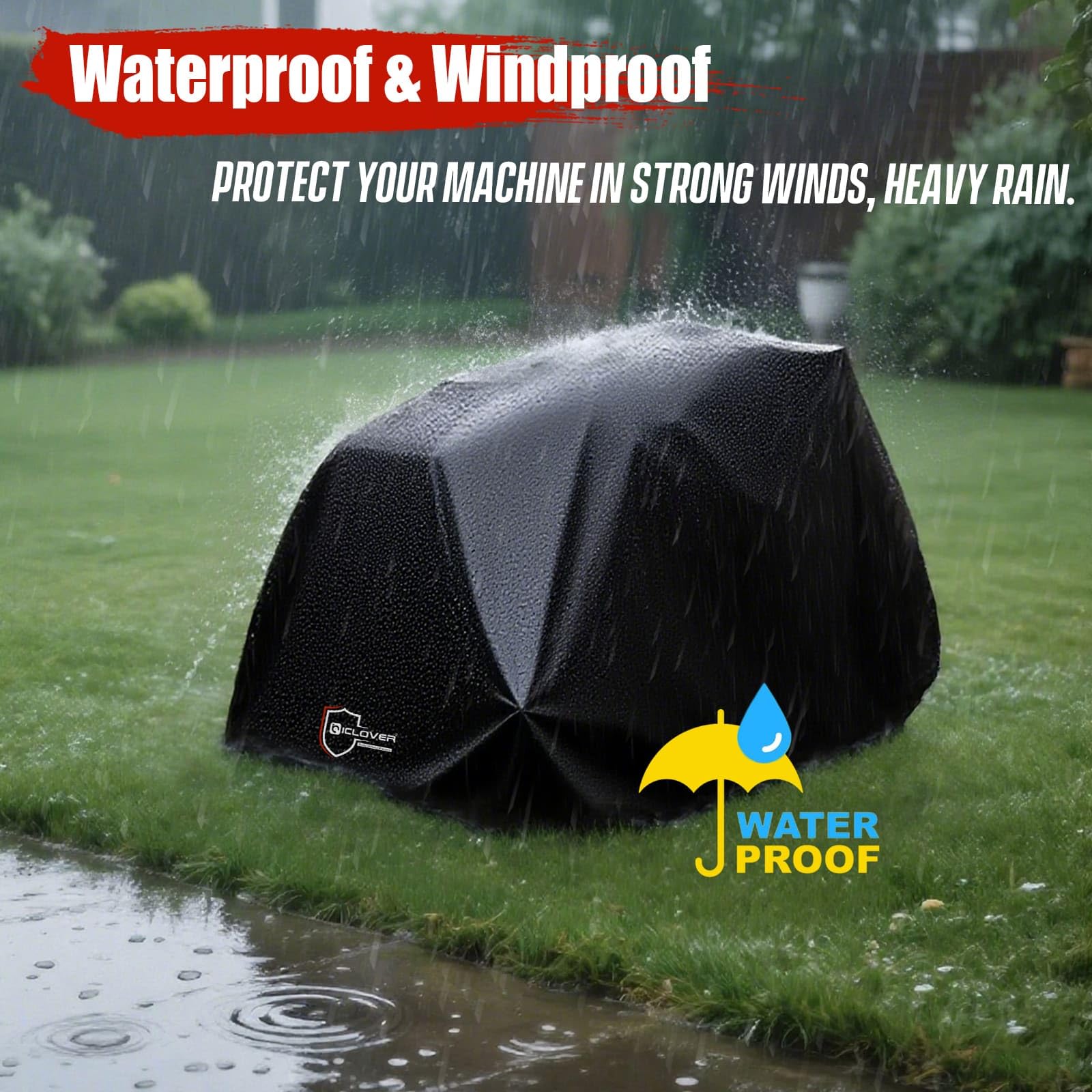 IC ICLOVER all-weather protection guards against dust, rain, wind, and snow.