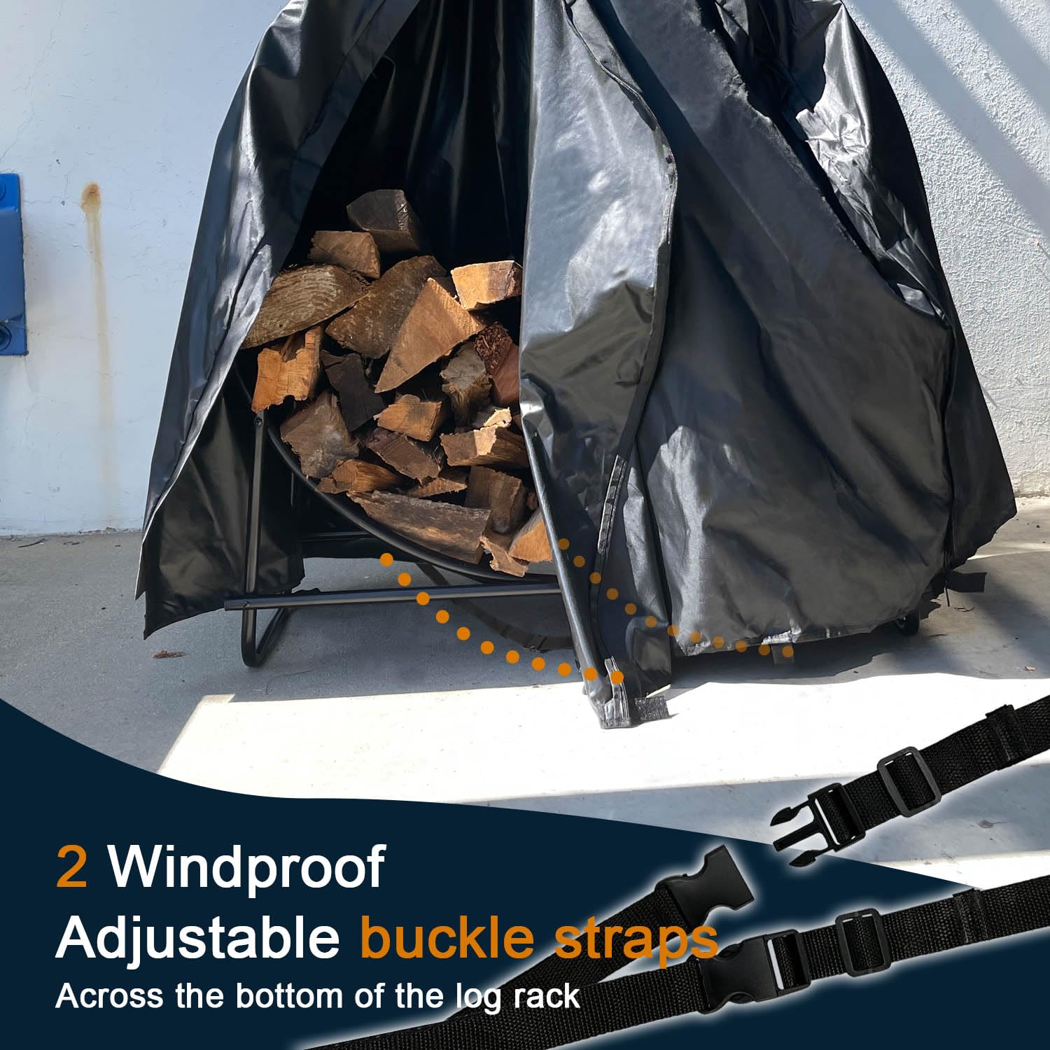 IC ICLOVER windproof design keeps the cover secure during storms.