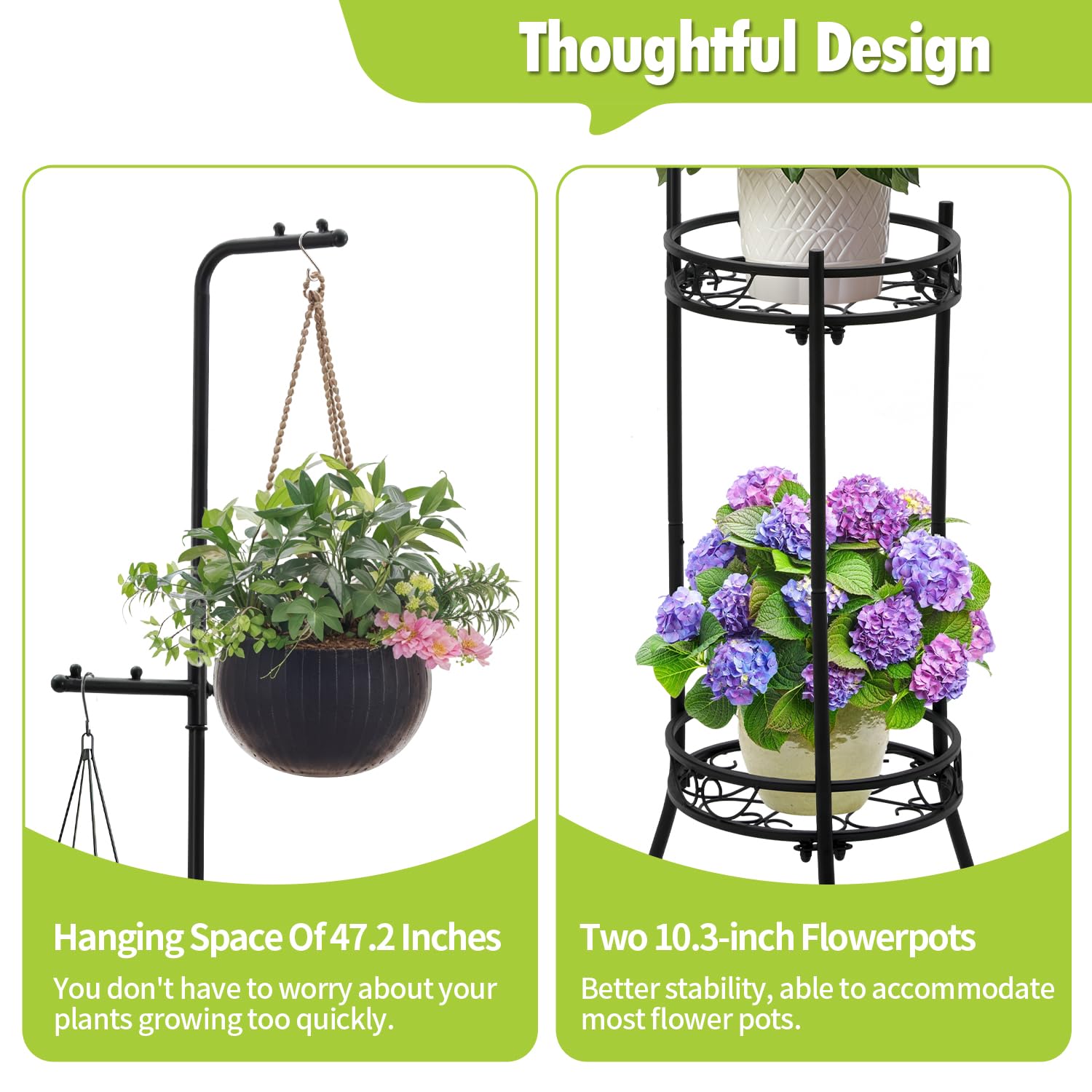 Icewogo pedestal with 3-leg stability design ensures steady placement