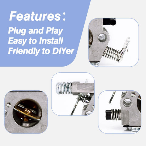 Icezest intake manifold for STIHL 017/018—smooth air flow for consistent performance.