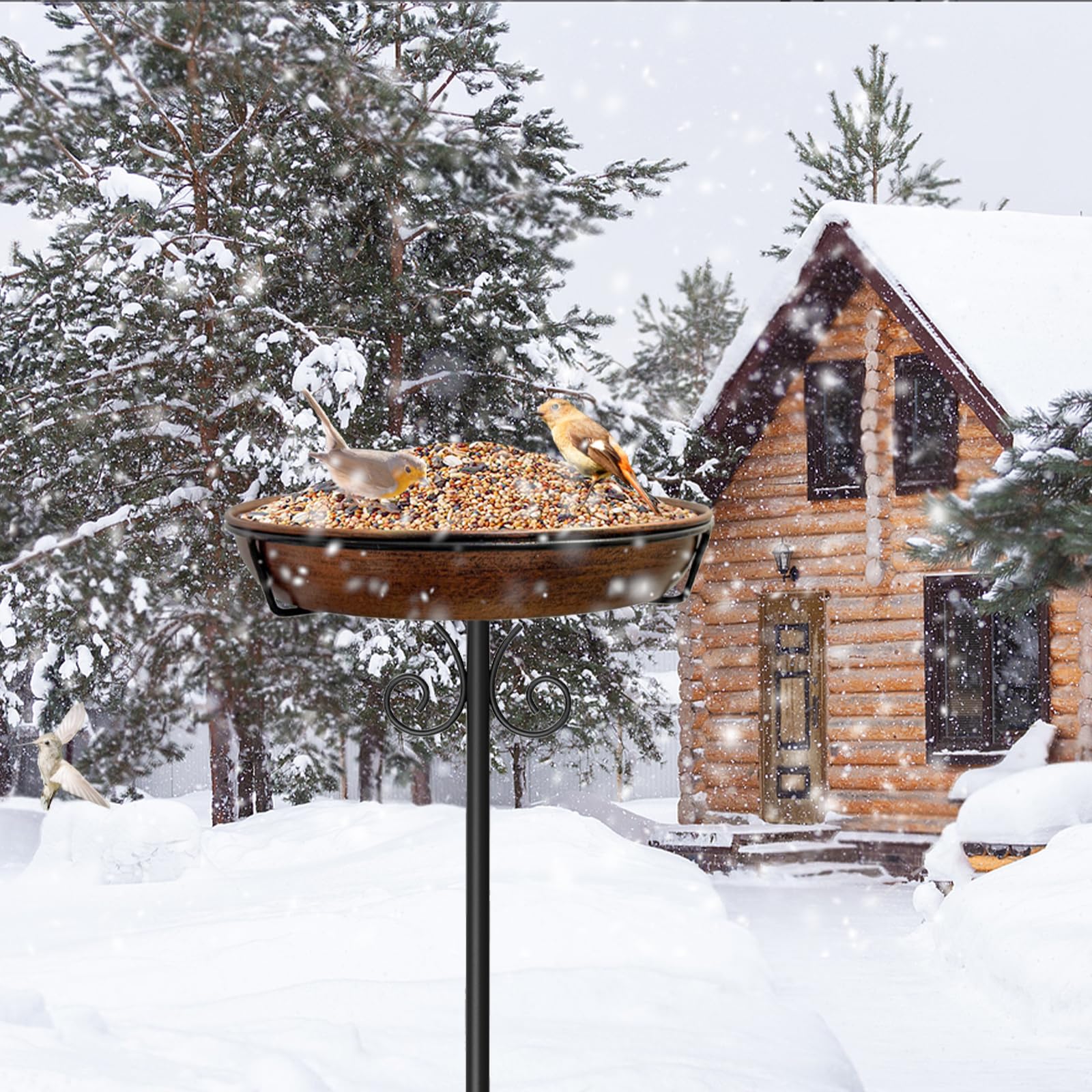 iCHKED 38In year-round garden accessory attracting birds